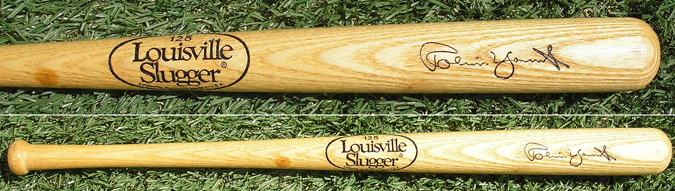 Vintage Mini Baseball Bat: Johnny Bench Louisville Slugger 125 Wooden 16”