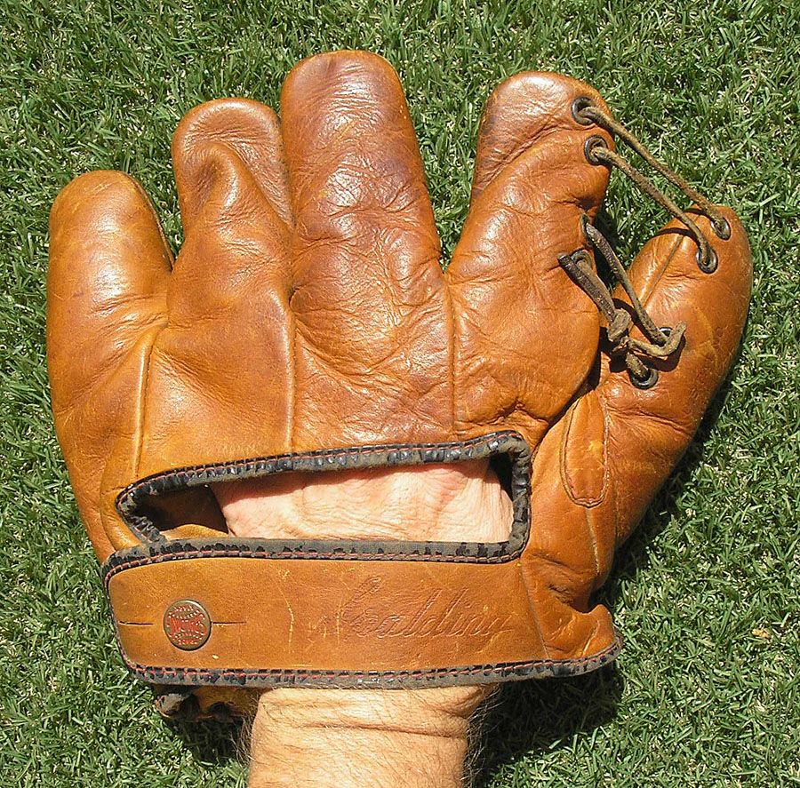 Vintage Kent Sporting Goods 2169 Leather Baseball Glove Catchers